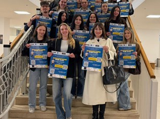 Studenti Odjela za stručne studije i profesorica Senka Borovac Zekan.jpg